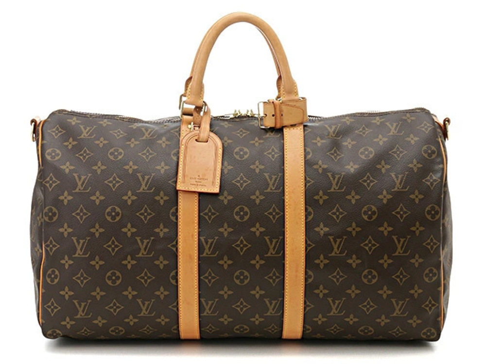 LOUIS VUITTON Keepall Bandouliere Boston Bag Monogram
